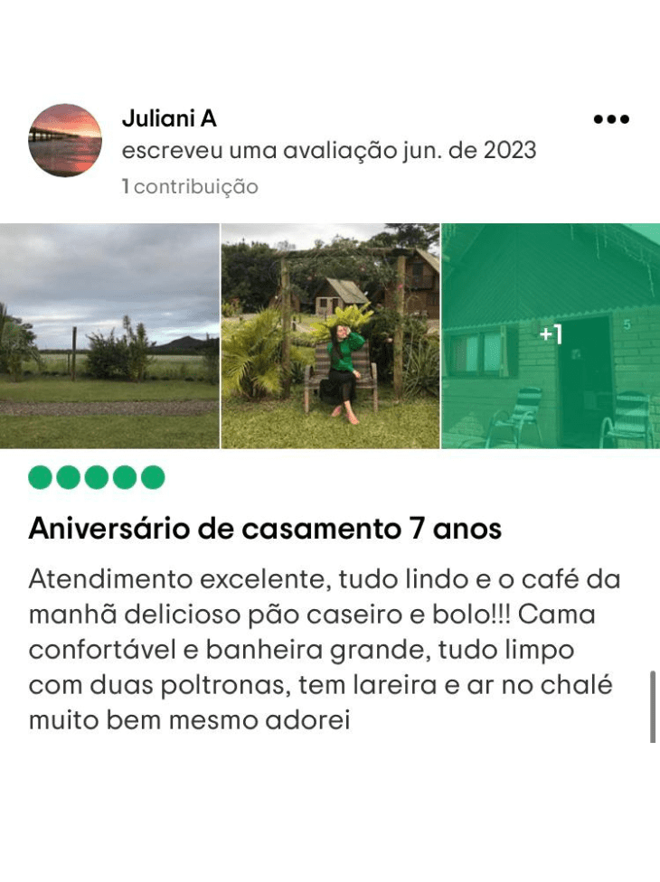 Avaliação Tripadvisor